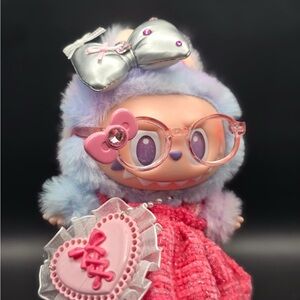 Cut pink labubu outfit